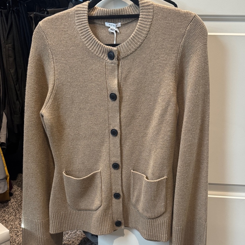 New with Tags Pistola Dani Toasted Wheat cardigan